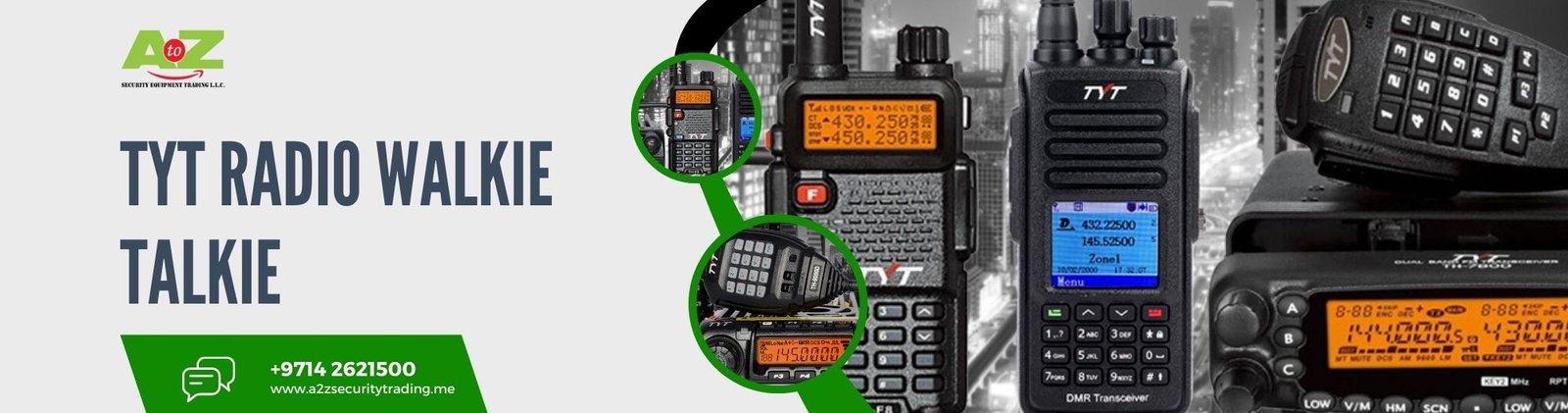 TYT radio walkie talkie wholesale seller in Dubai, UAE
