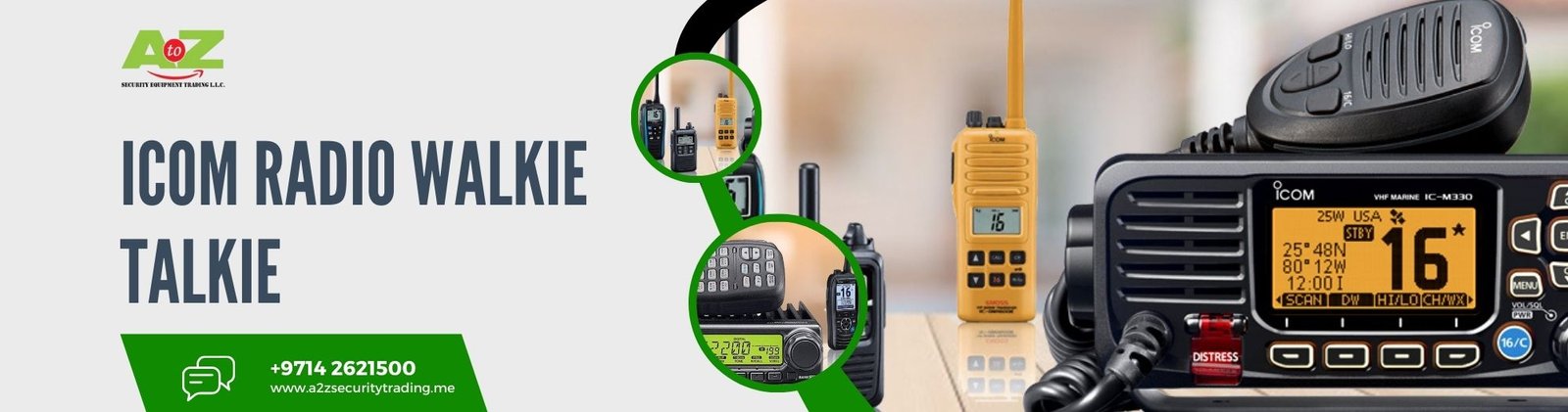 icom walkie talkie lowest price & highest Range in Dubai
