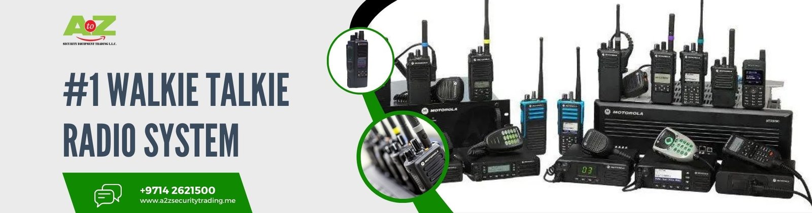 #1 walkie talkie radio system Dubai _ A2ZSecurirtTrading