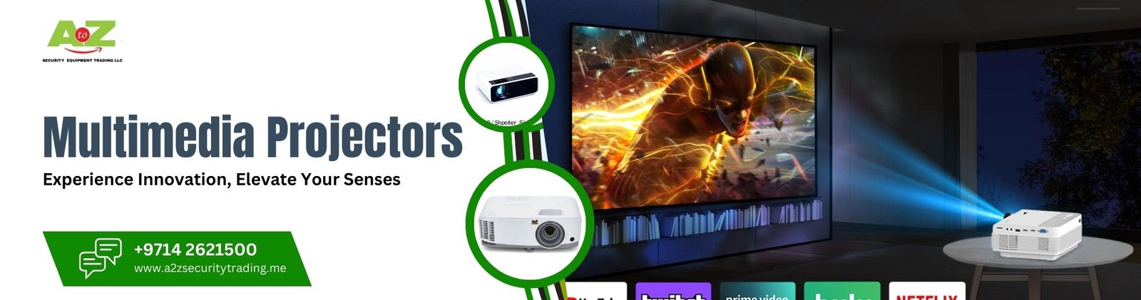 Multimedia Projectors | Multimedia Projectors | A to Z Security Equipment Trading LLC August 2025