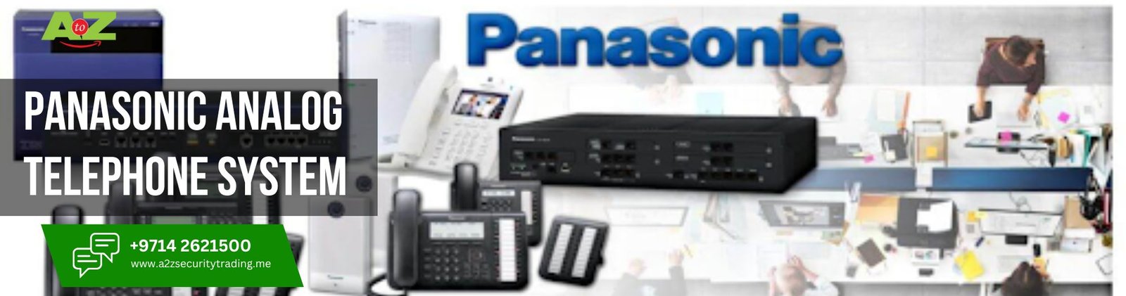 panasonic analog | Panasonic Analog PBAX & Telephone Systems | A to Z Security Equipment Trading LLC August 2025