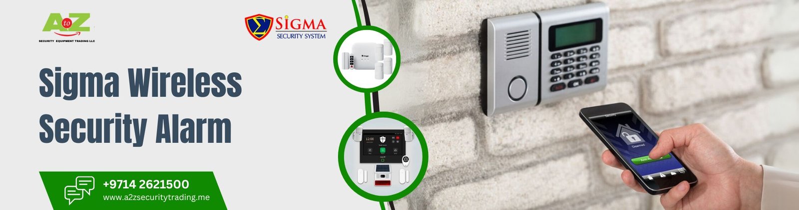 SIGMA WIRELESS ALARM | SIGMA WIRELESS ALARM SYSTEMS | A to Z Security Equipment Trading LLC August 2025
