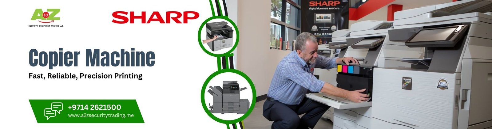 Sharp Copier Machine | Sharp Copier Machine | A to Z Security Equipment Trading LLC August 2025