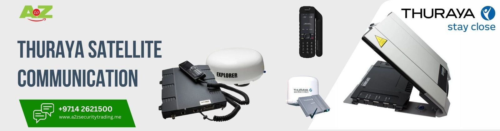 satellite communications | Thuraya Satellite Communications | A to Z Security Equipment Trading LLC August 2025