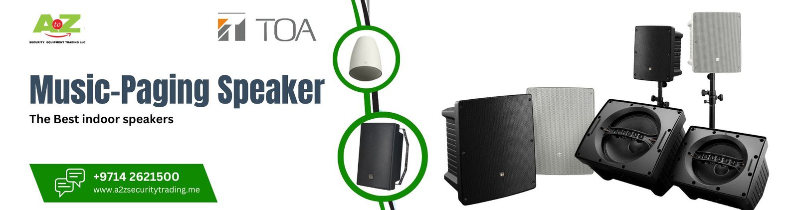 TOA Music Paging Speaker | TOA Music Paging Speaker | A to Z Security Equipment Trading LLC August 2025