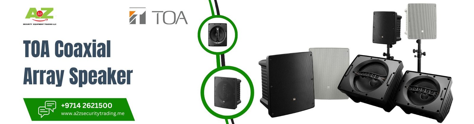 Coaxial Array Speaker | TOA Coaxial Array Speaker | A to Z Security Equipment Trading LLC August 2025