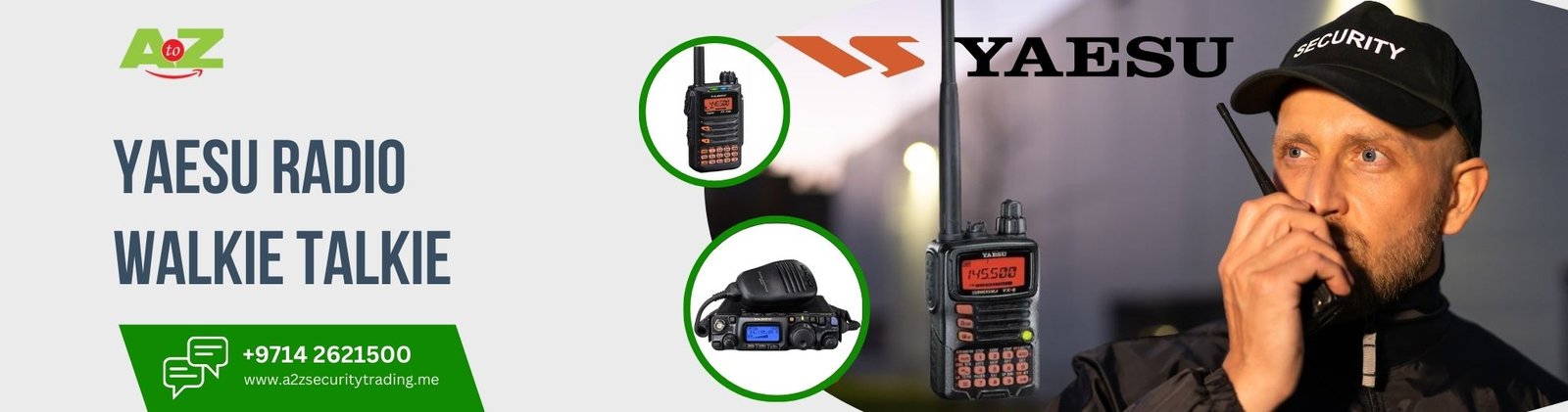 yaesu radio communication | YAESU RADIO WALKIE TALKIE | A to Z Security Equipment Trading LLC July 2025