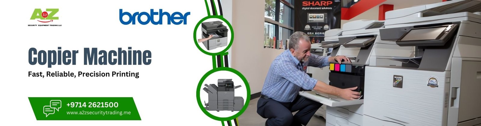Brother Copier Machine | Brother Copier Machine | A to Z Security Equipment Trading LLC August 2025