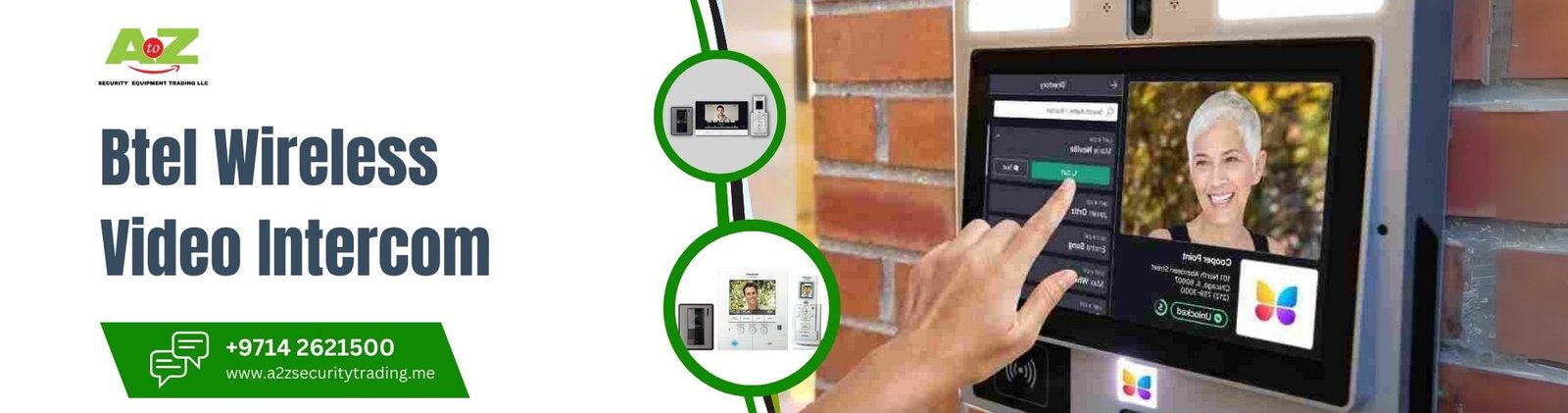 Wireless Video Intercom | Wireless Video Intercom | A to Z Security Equipment Trading LLC August 2025