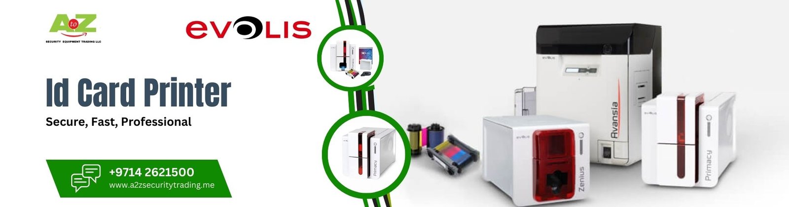 Evolis Id Card Printer | Evolis Id Card Printer | A to Z Security Equipment Trading LLC August 2025