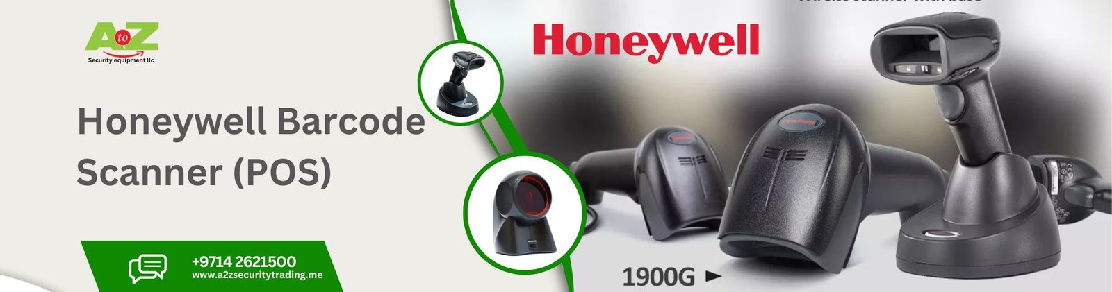 Honeywell Barcode Scanner | Honeywell Barcode Scanner For Point of sale | A to Z Security Equipment Trading LLC August 2025