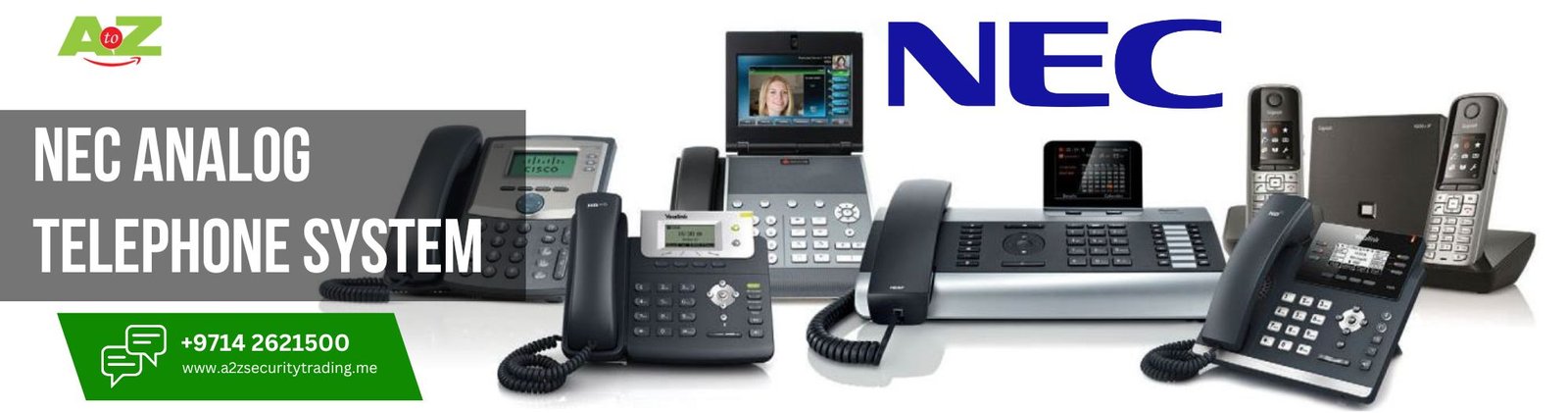 NEC analog | NEC Analog PBAX & Telephone Systems | A to Z Security Equipment Trading LLC August 2025