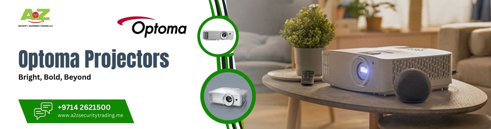 Optoma Projectors | Optoma Projectors | A to Z Security Equipment Trading LLC July 2025