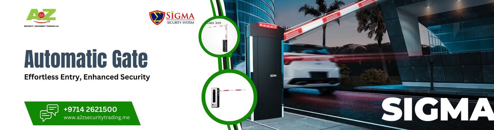 Sigma Gate Barrier | Sigma Gate Barrier | A to Z Security Equipment Trading LLC August 2025