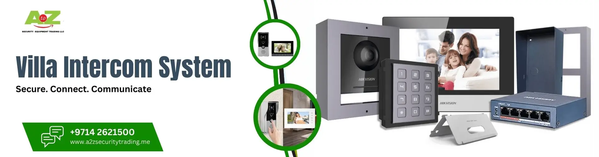 Villa Intercom system | Villa Intercom system | A to Z Security Equipment Trading LLC August 2025
