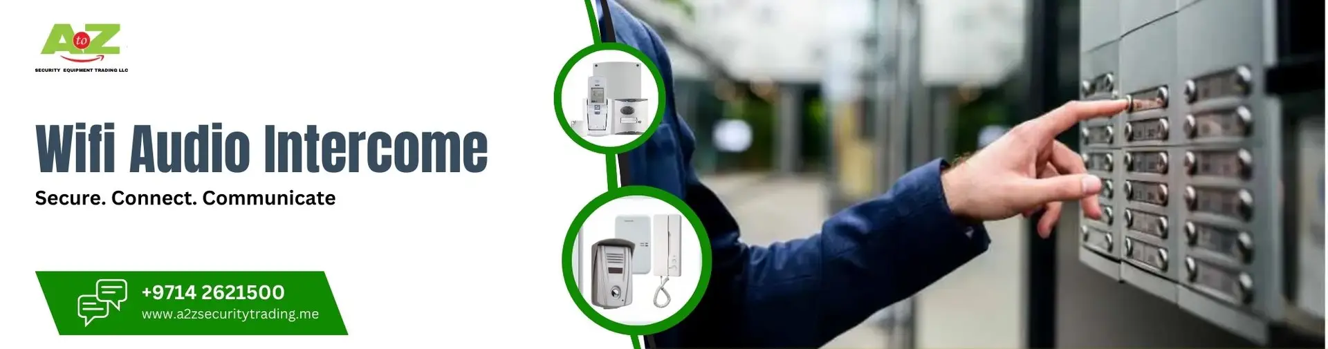 Wireless Audio Intercom | Wireless Audio Intercom | A to Z Security Equipment Trading LLC August 2025
