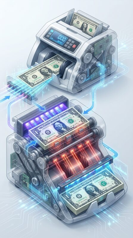 How Does A Money Counting Machine Work? | A To Z Security